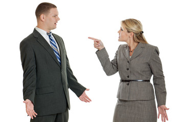 Business people arguing