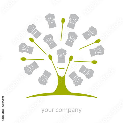 logo cuisine, gastronomie