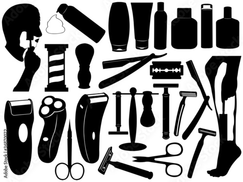 Shaving tools set