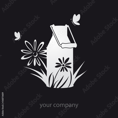 logo, logo lait, lait
