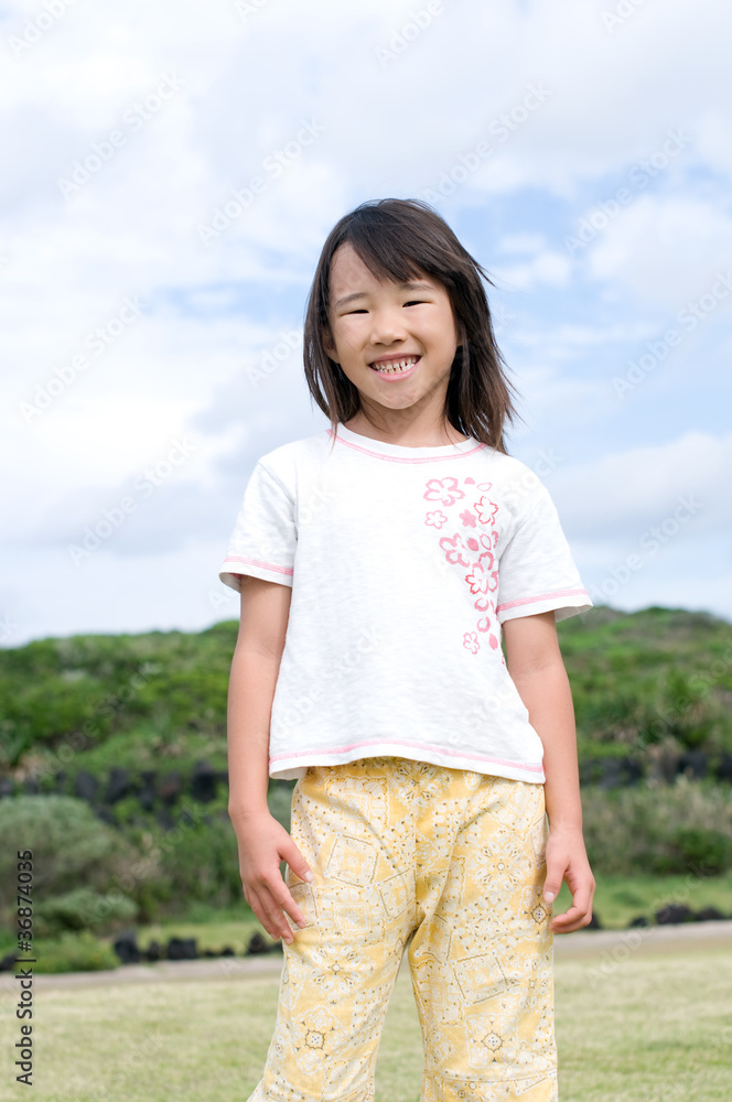 公園の女の子 公園の女の子