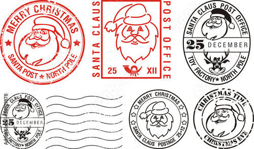 postmarks - merry christmas