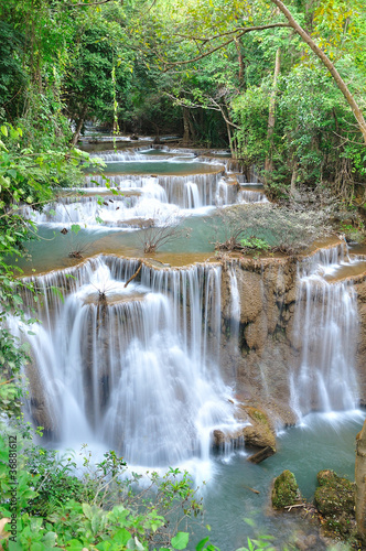 Hui Mea Khamin Waterfall, Kanchanabury, Thailand