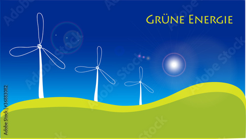 Grüne Energie Green Eco Energy Power renewable concept