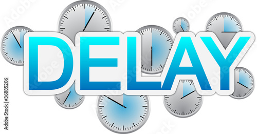 Delay text banner