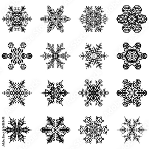 Schneekristalle, Eiskristalle, Schnee, Frost, Eisblume