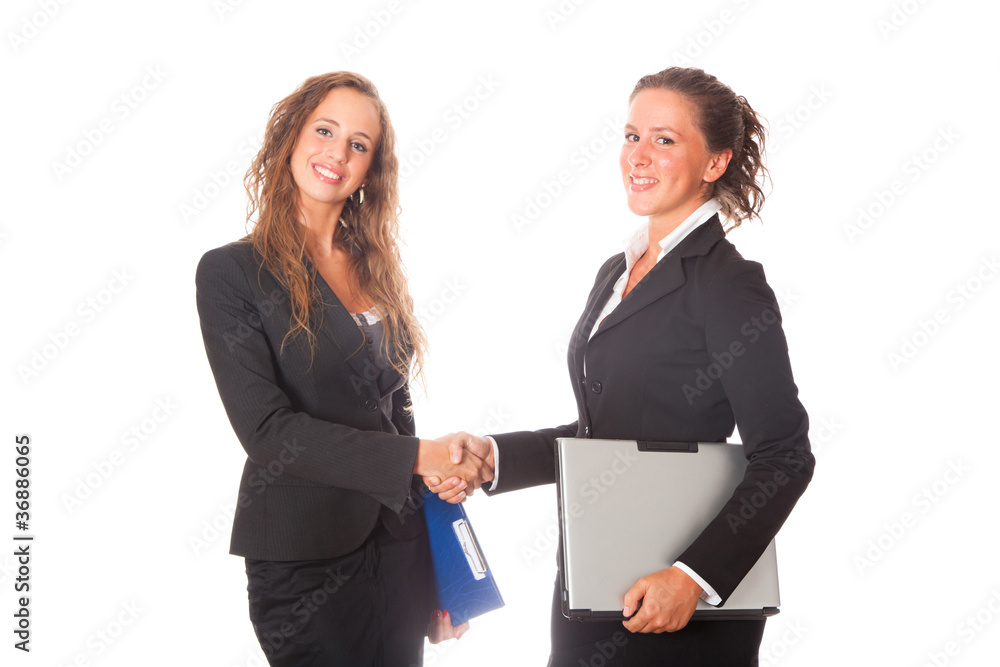 Business Woman Handshake Business Woman Handshake