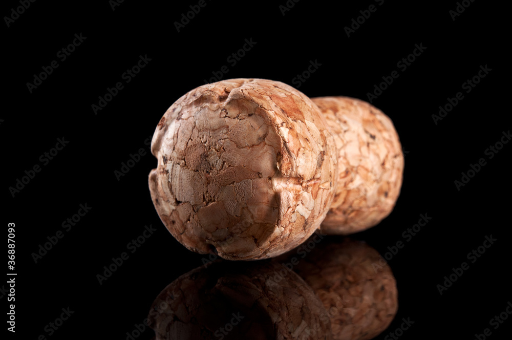 closeup of champange cork closeup of champange cork