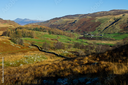 Watendlath valley in the English Lake District