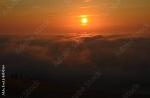 Wallpaper Mural Coucher de soleil sur la dune du Pyla Torontodigital.ca