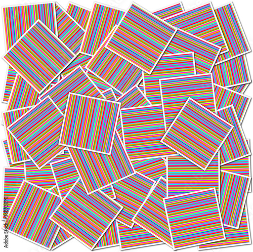 background striped square