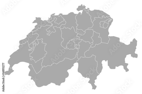 Map of Swizerland photo