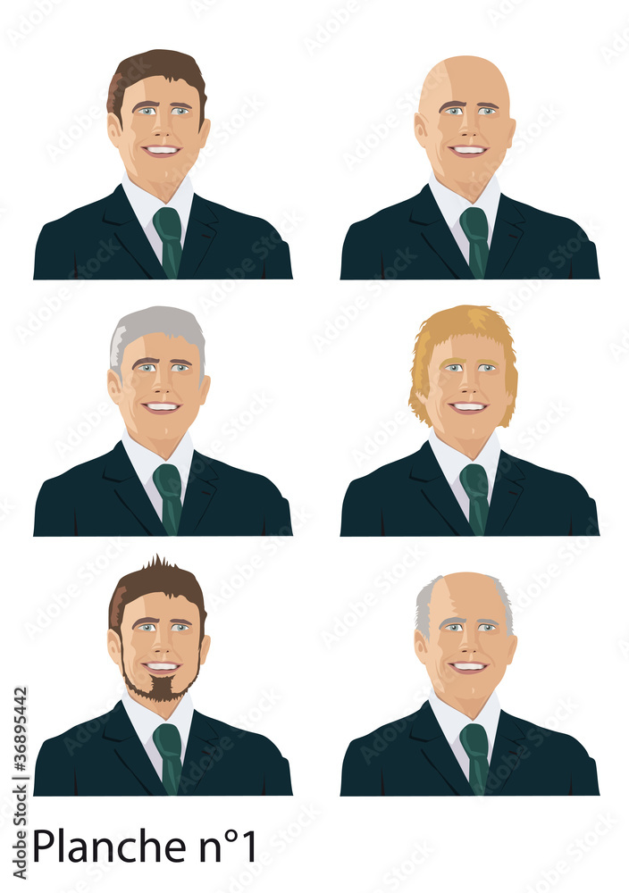 Portrait_Robot_Homme_Costume_x6_planche 1 Portrait_Robot_Homme_Costume_x6_planche 1