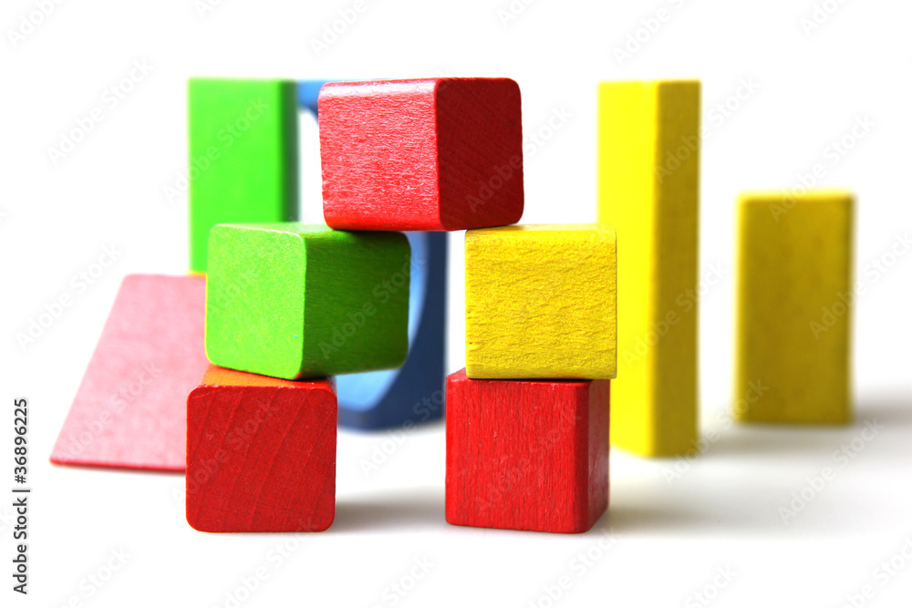 Wooden building blocks Wooden building blocks