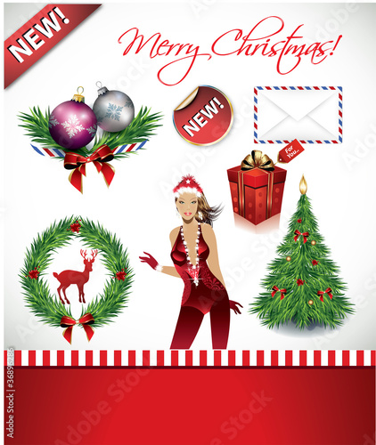 Set Of Christmas Items