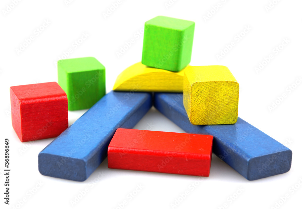 Wooden building blocks Wooden building blocks