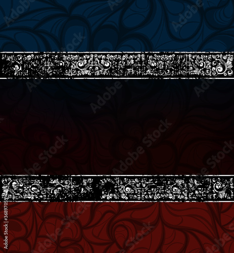 ornamented vector banner. Eps10
