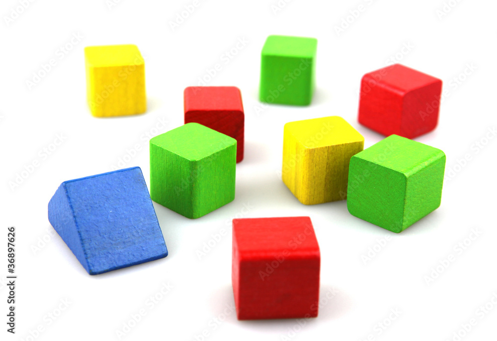 Wooden building blocks Wooden building blocks