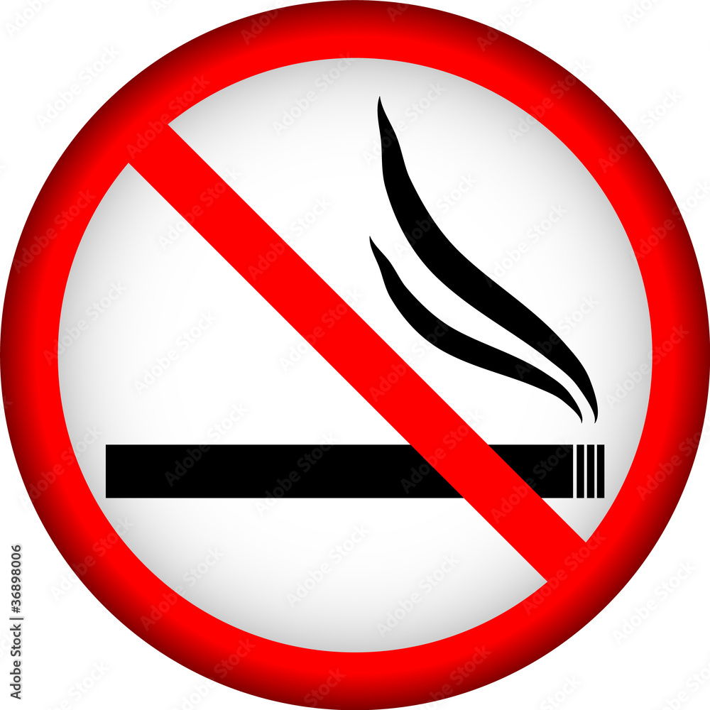 No smoking sign