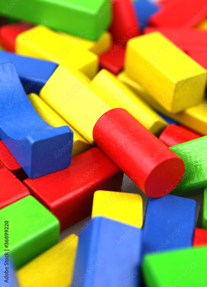 Wooden building blocks Wooden building blocks