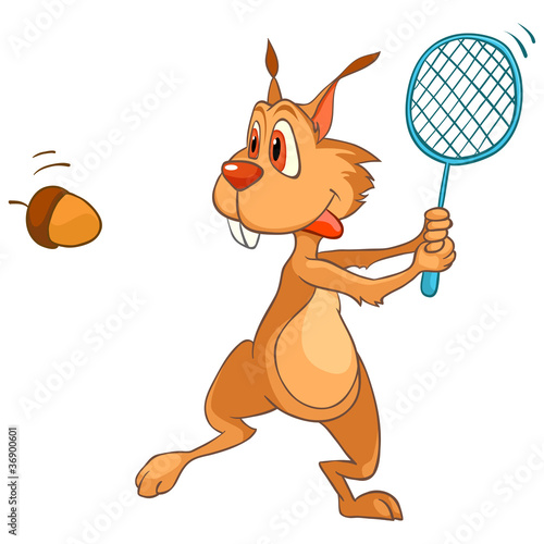 Cartoon Character Squirrel