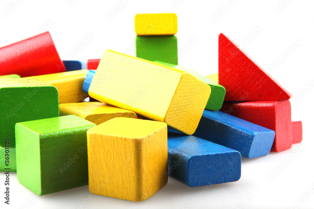 Wooden building blocks Wooden building blocks