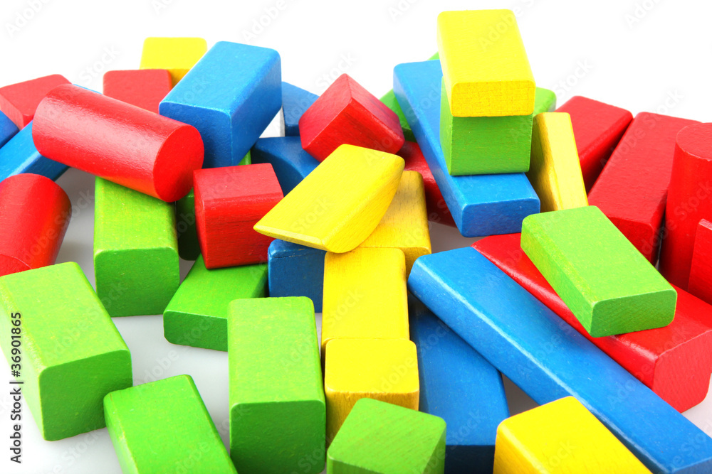 Wooden building blocks Wooden building blocks