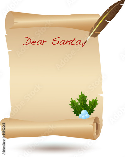 Dear santa letter