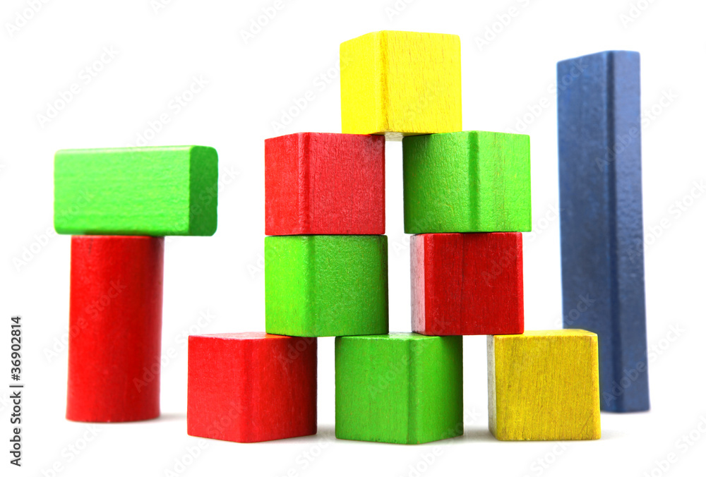 Wooden building blocks Wooden building blocks