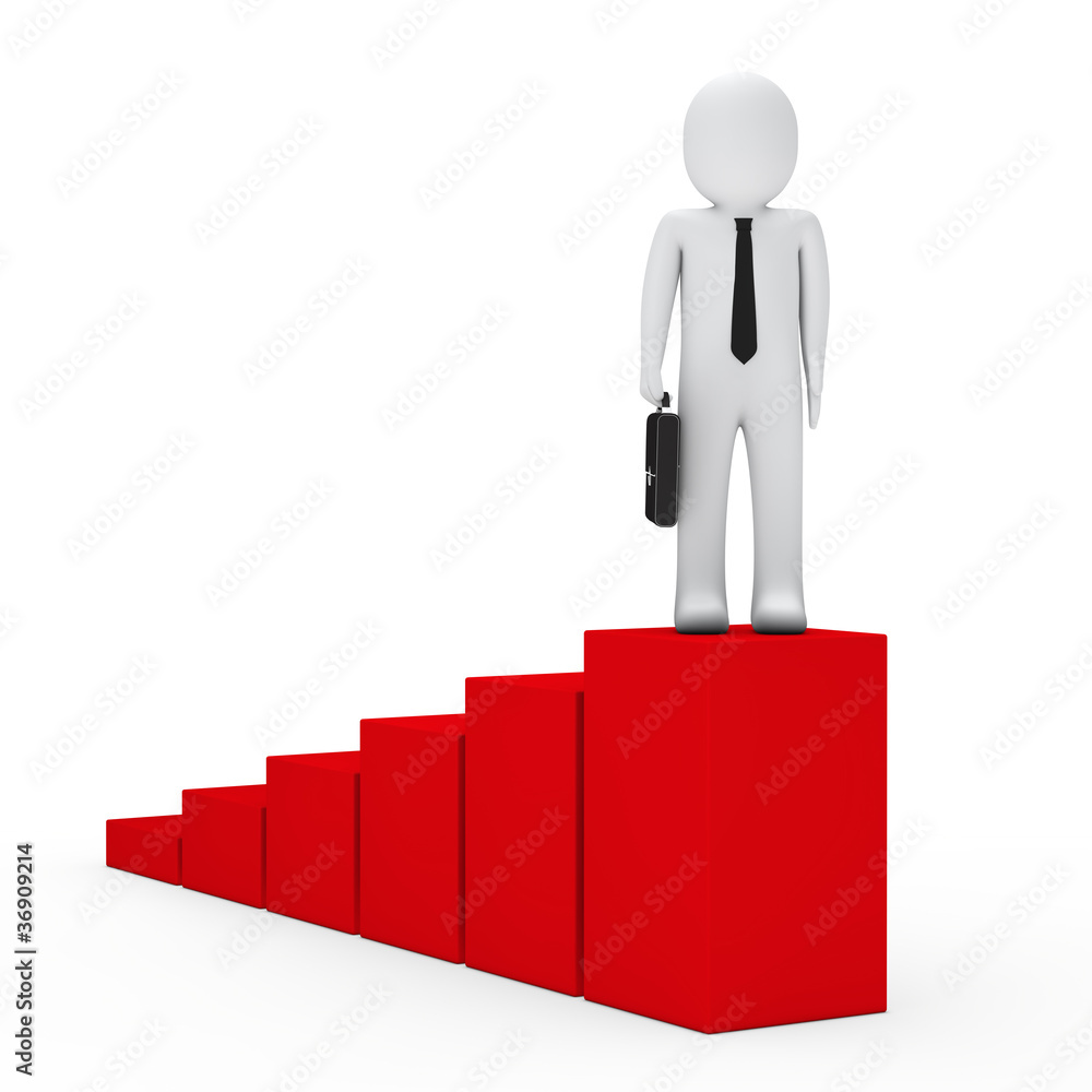 business man success up business man success up