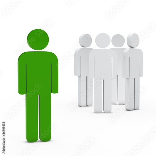 business team leader green