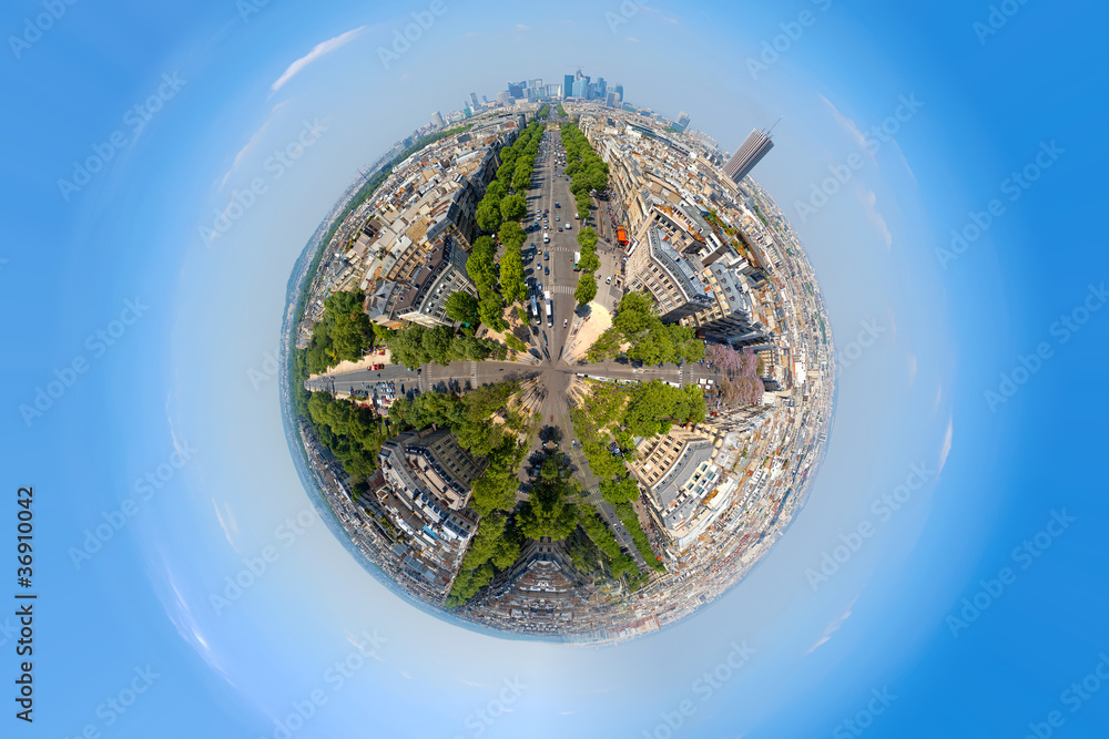 Fototapeta premium Urbanization of the planet