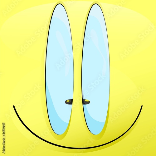 yellow Square smile