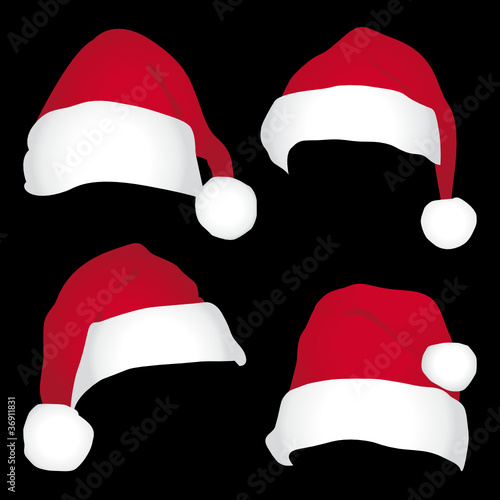 Santa caps collection