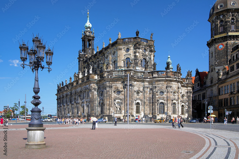 Catholic Church of the Royal Court of Saxony n Dresden, Germany