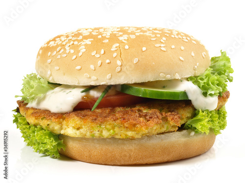 Vegetarischer Hamburger