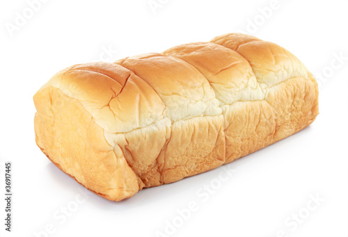 bread isolated over white background