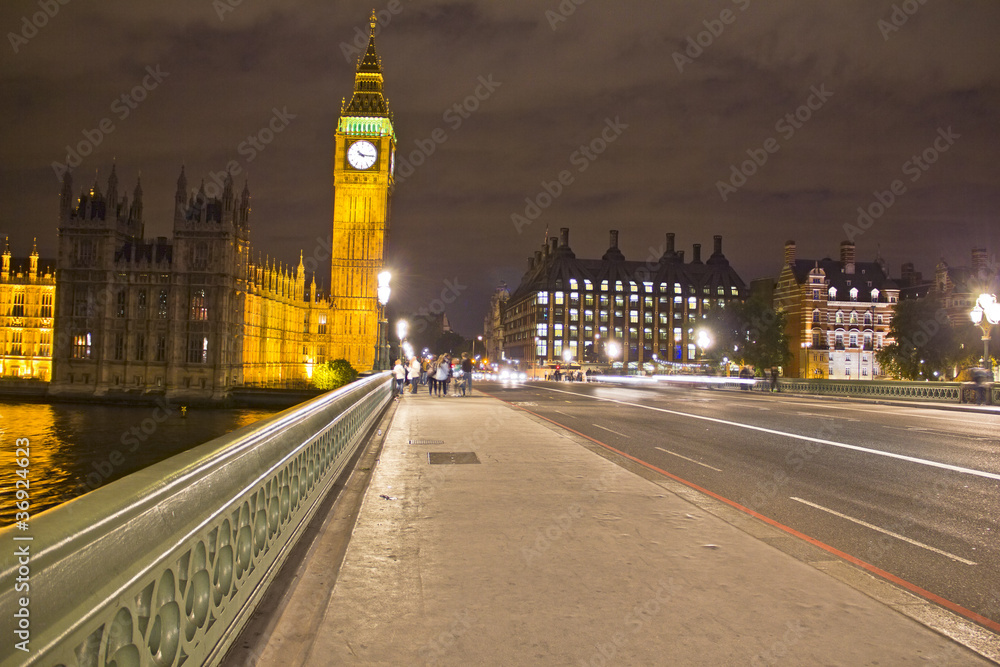 Big Ben by night, London