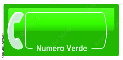 Numero verde photo