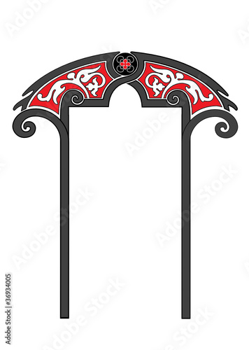 elegant chinese gate