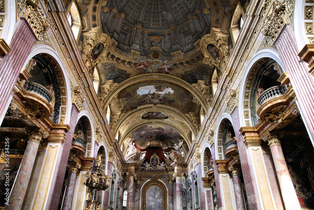 Vienna - Jesuits Church interior
