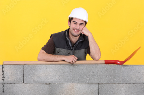 Cheerful builder © auremar