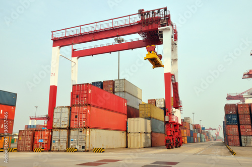 Container crane photo