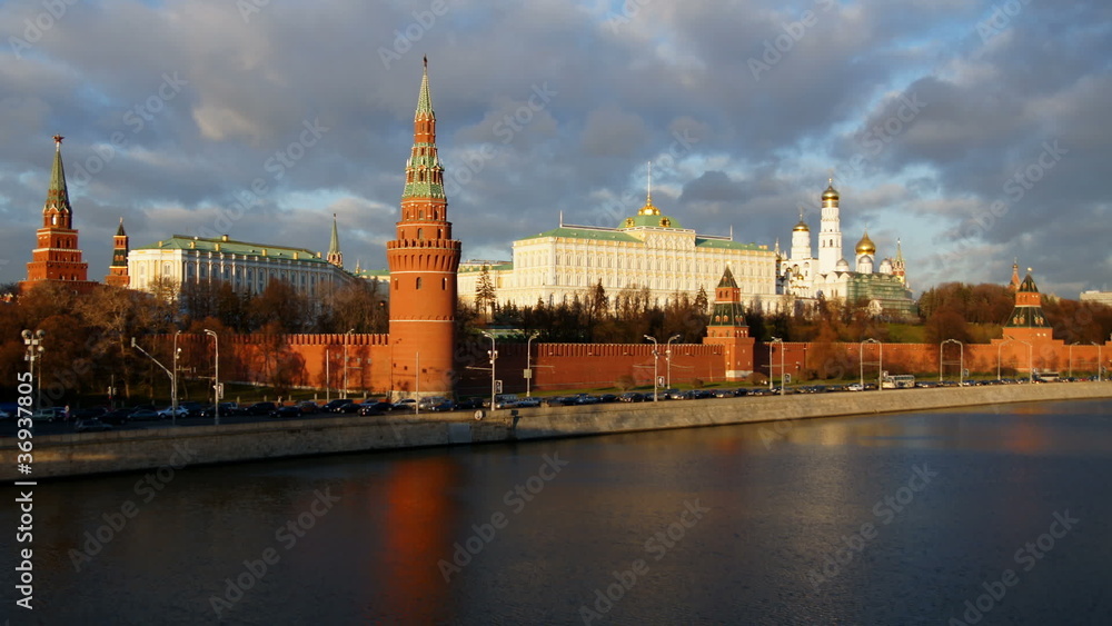 Grand Kremlin Palace in Moscow, time-lapse Grand Kremlin Palace in Moscow, time-lapse