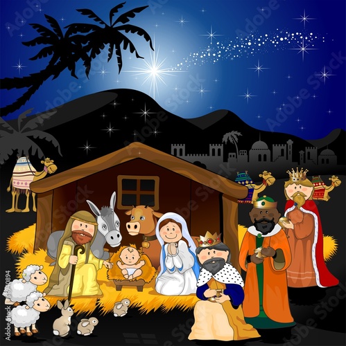 Presepe con Magi photo