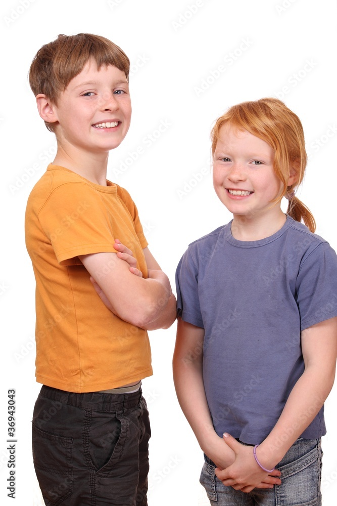 Zwei glückliche Kinder Zwei glückliche Kinder
