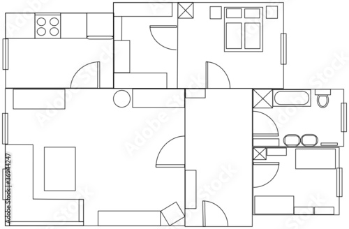 wohnungsgrundriss