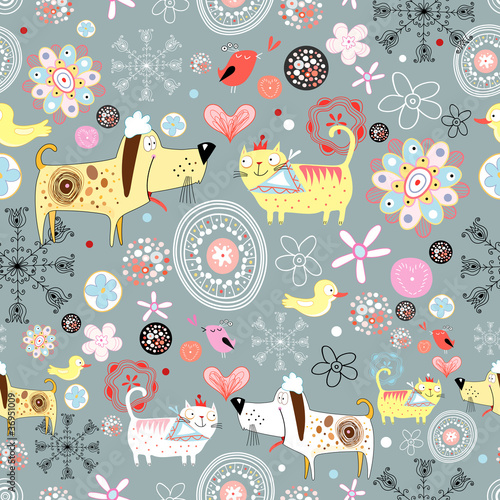 texture of the dogs and cats