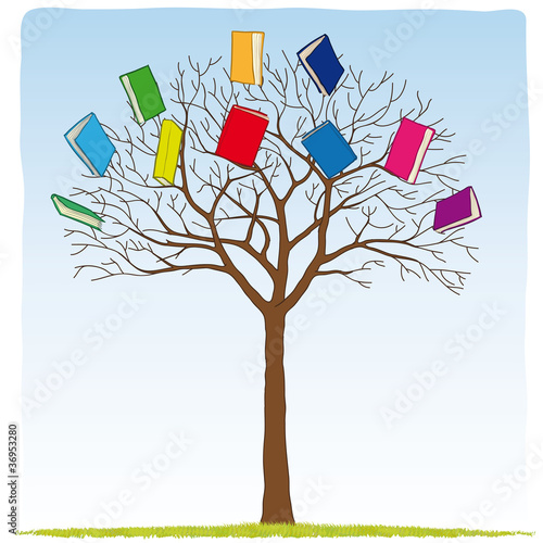 books on the tree