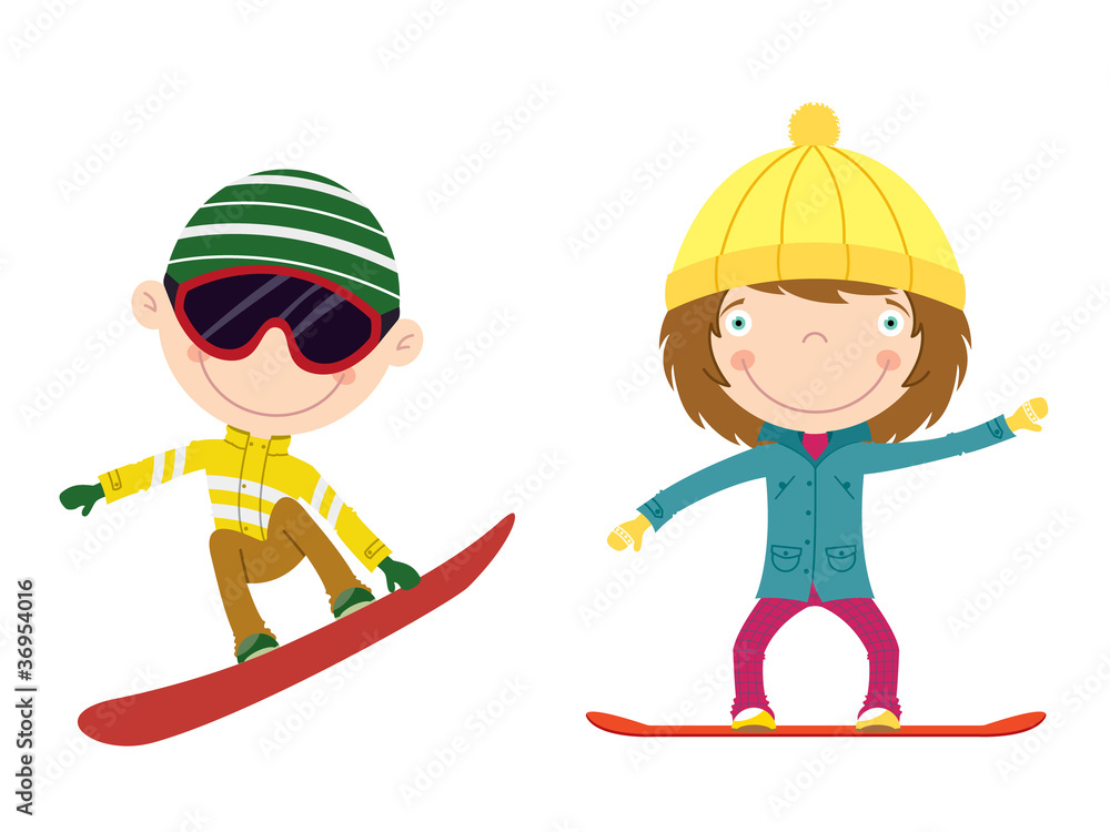 Snowboard kids